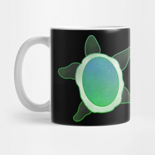 Pride Flag Space Turtle Aromantic Flag Mug